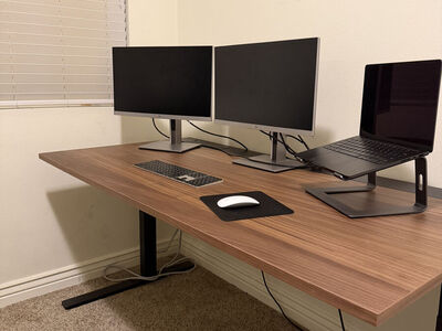 New Walnut Desk 63x23 5/8 *Need sold because moving*