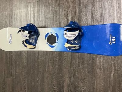 ELAN AURORA 151 DOLPHIN SNOWBOARD W/ BURTON BINDINGS
