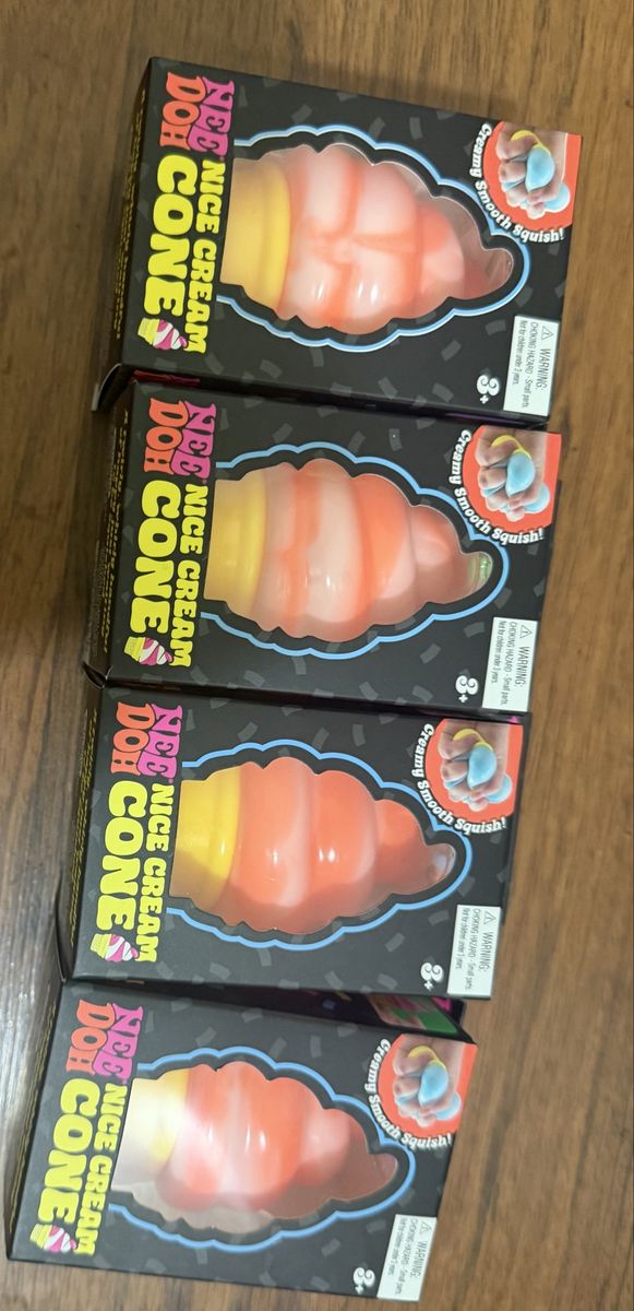 NeeNice Cream Doh Cones Squishy Fidget Toy - Creamy Smooth Stress Relief - New
