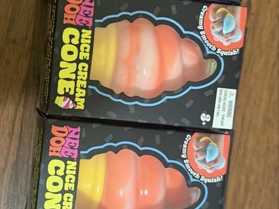NeeNice Cream Doh Cones Squishy Fidget Toy - Creamy Smooth Stress Relief - New