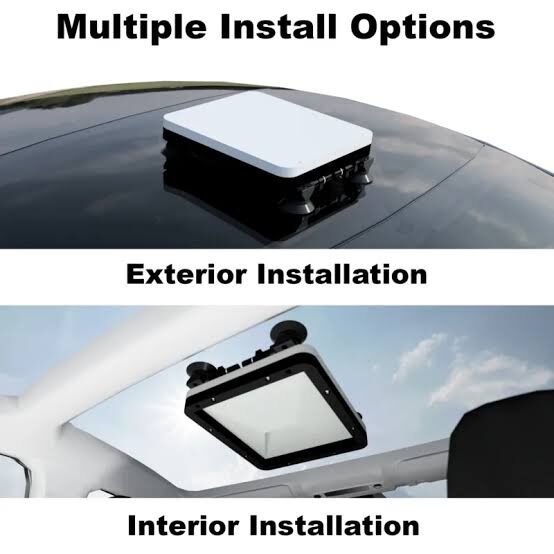 Starlink Mini. Installed and Portable