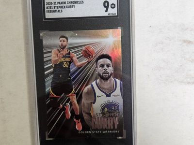 2020-21 Panini Chronicles Essentials Stephen Curry #231 SGC 9 Mint