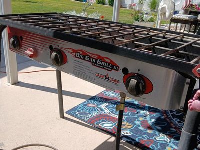 Camp Chef Big Gas Grill III 3-Burner Outdoor Propane Stove