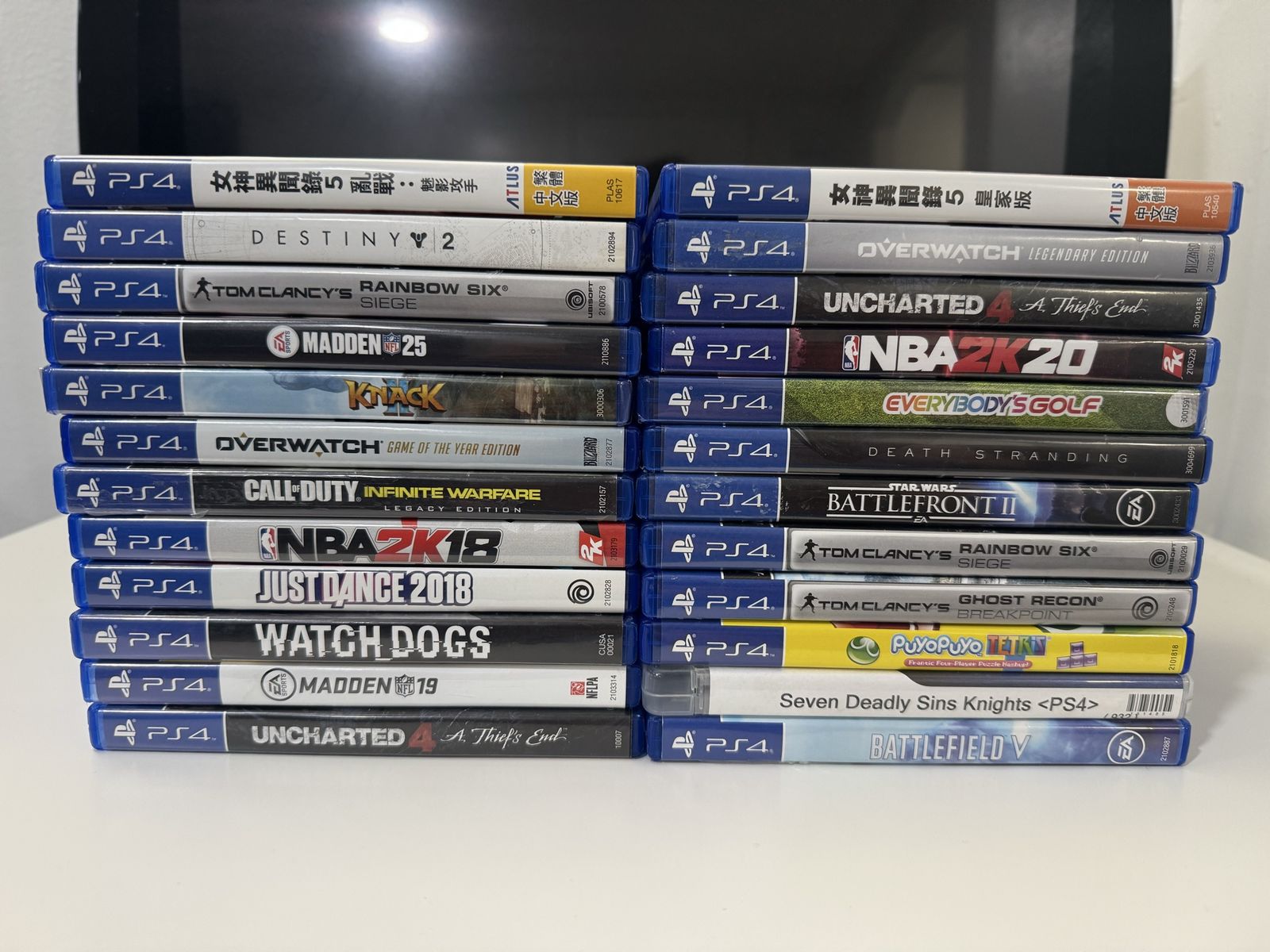Ps4 / PlayStation 4 Games / Cleaned / $10 Each