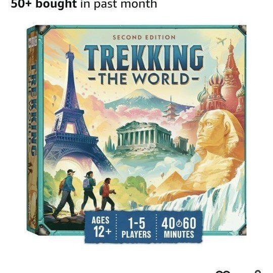 Trekking The World Board Game Second Edition Underdog Games New Sealed