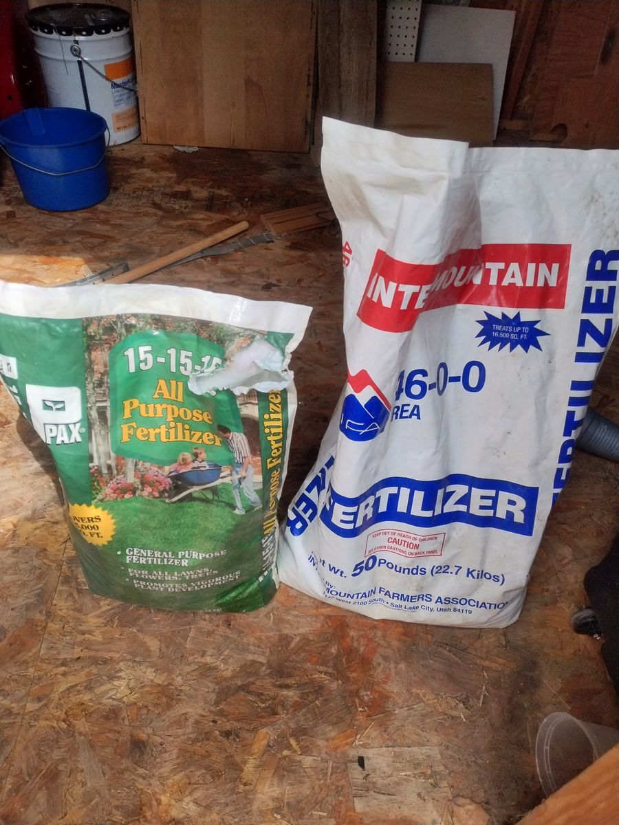 Fertilizer, Urea and All-Purpose in bags