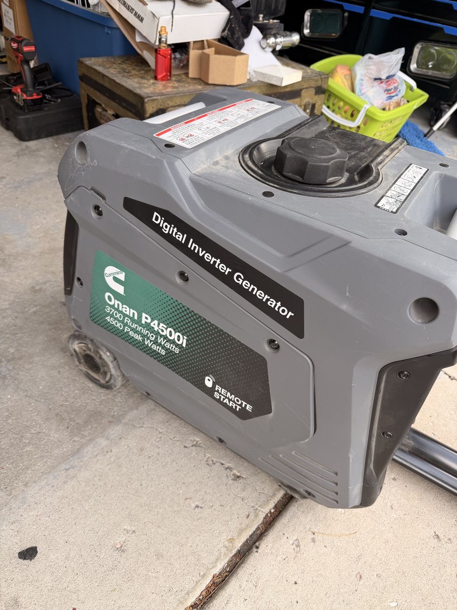 Cummins Onan remote start P4500i Gas Generator