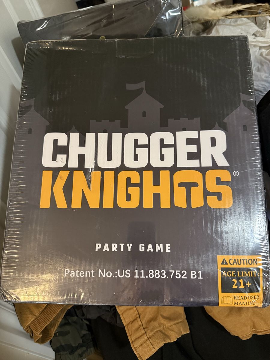 Chugger Knights Party Drinking Game with Original Box and Accessories
