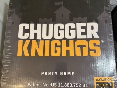 Chugger Knights Party Drinking Game with Original Box and Accessories