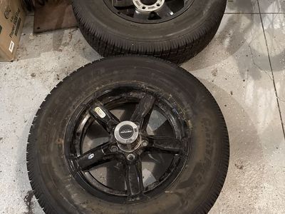 Wheels from trailer