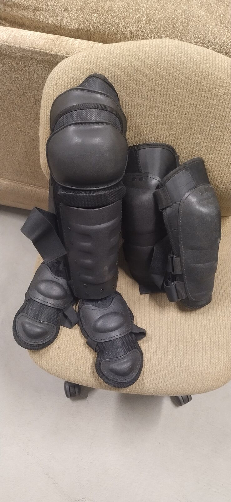 Knee elbow shin forearm pads protectors for airsoft etc