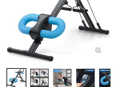 MERACH Adjustable Ab Machine Full Body Workout Home Gym Core Trainer Foldable Knee Protection System