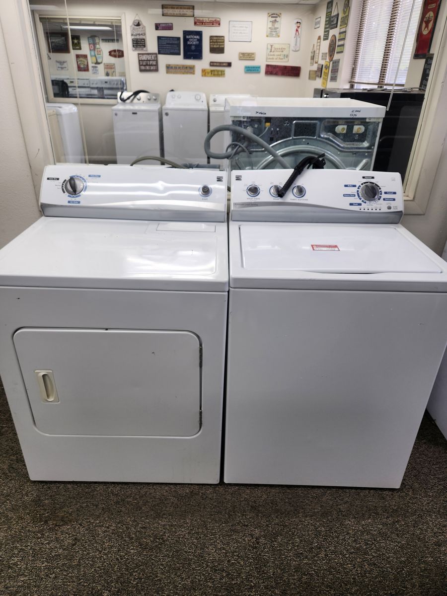 NICE KENMORE TOPLOAD WASHER AND ELECTRIC DRYER SET! W-WARRANTY