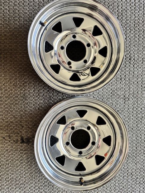 13 Inch Trailer Wheels - Excellent conditon!