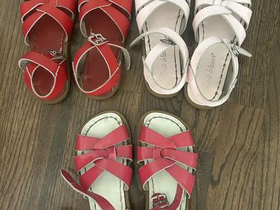 Girls Saltwater Sandals Size 12 $20 Each. Excellent condition