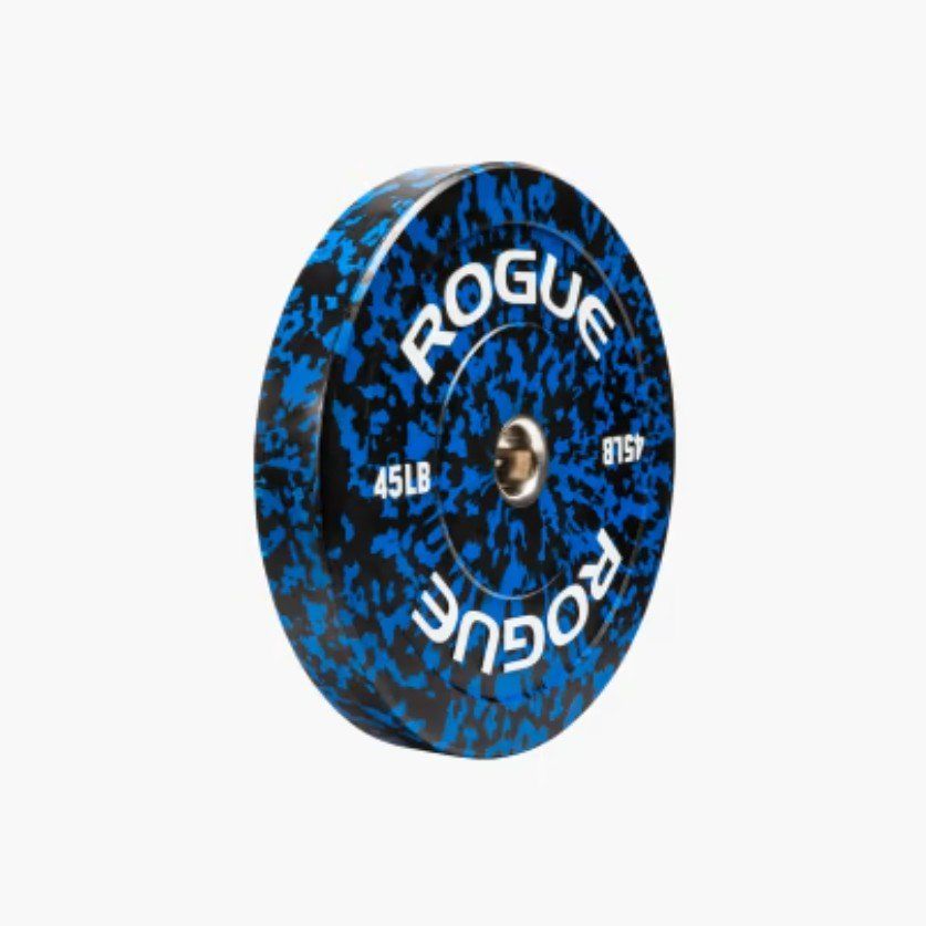 NEW- Rogue Fleck Bumper Plates 45lb Pair