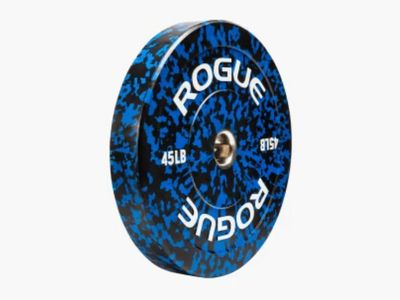 NEW- Rogue Fleck Bumper Plates 45lb Pair