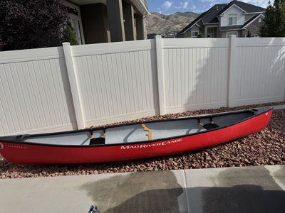 Mad River Canoe Explorer 14 Recreational Canoe - Red, 14ft