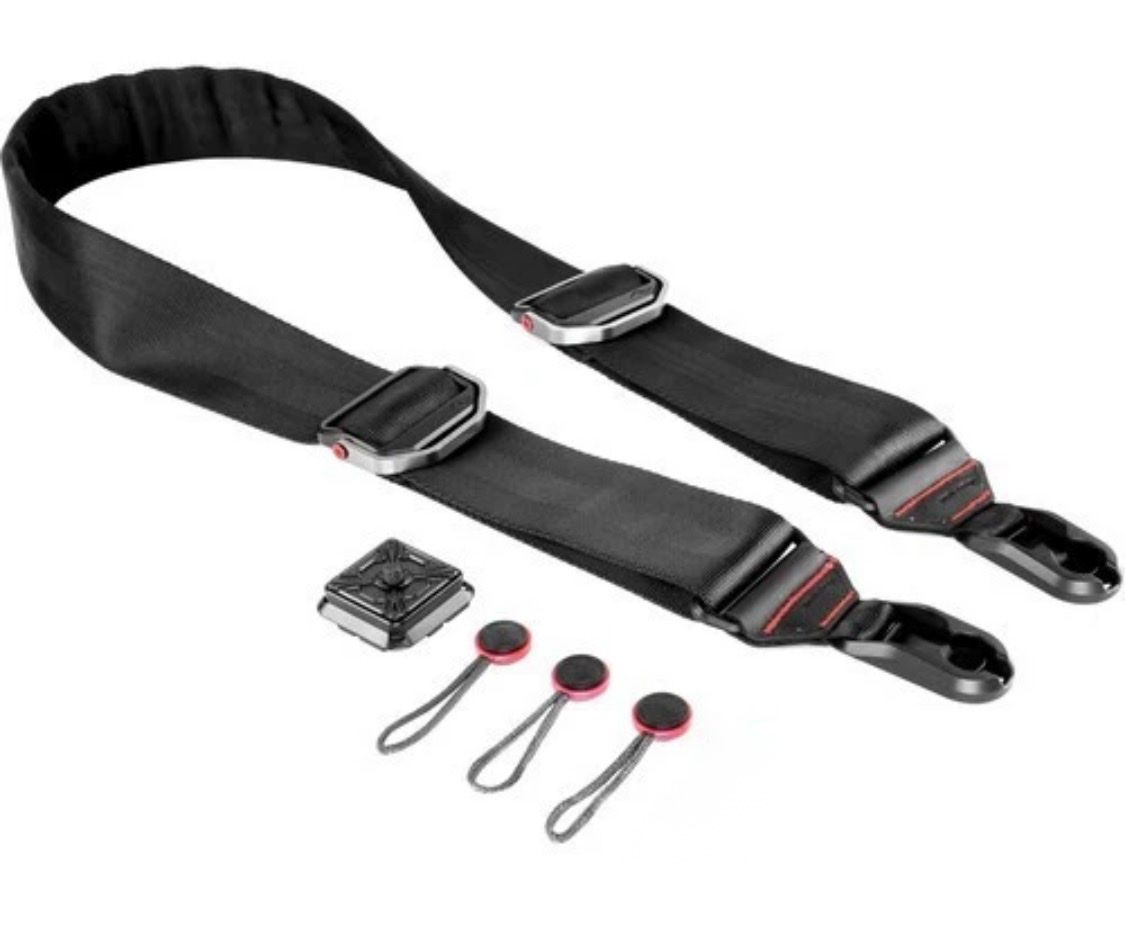 Peak Design Slide Lite Camera Strap Black with Quick Adjusters & Anchor Links