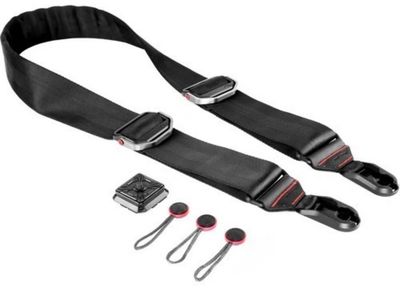 Peak Design Slide Lite Camera Strap Black with Quick Adjusters & Anchor Links
