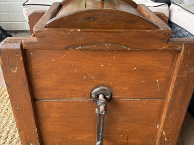 Antique Wooden Butter Churn Farmhouse