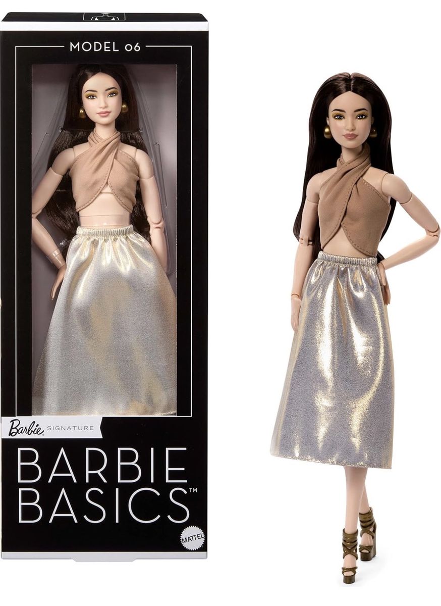 Brunette Barbie Doll - New