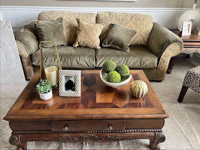 Sofa, End Table, Coffee Table and Sofa Table