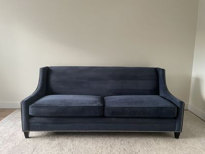 Blue couch