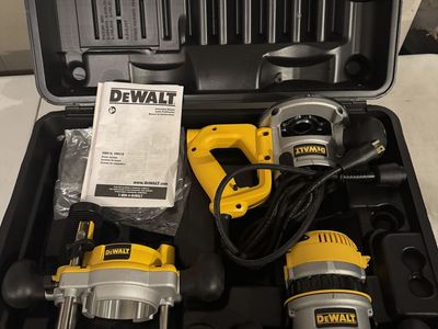 Dewalt DW618 Three Base Router Kit