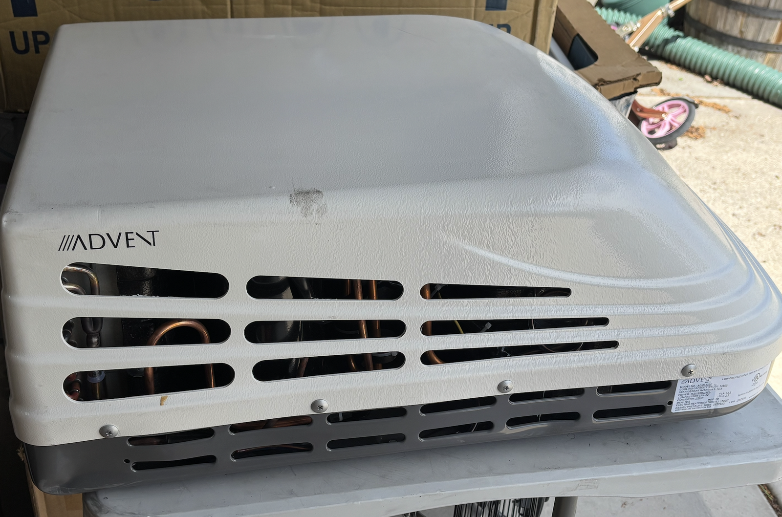 Advent 13,500 btu RV Roof Top Air Conditioner ACM135LP