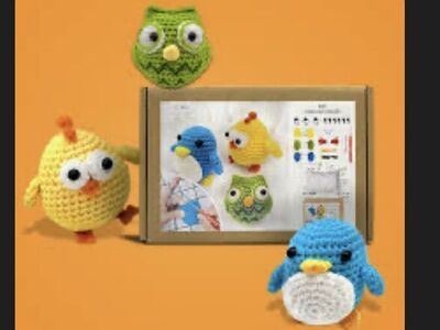 3-pattern Beginner Crochet Kit