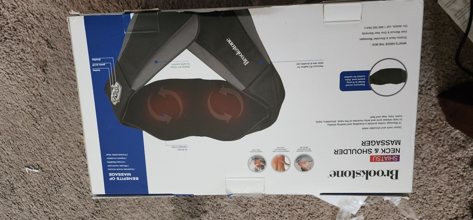 Brookstone Shiatsu Neck and Shoulder Massager