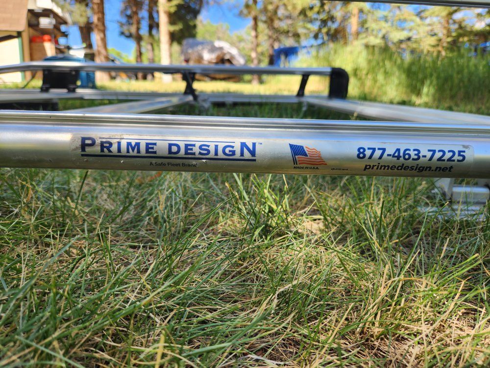 Prime Design AlRack Heavy Duty Aluminum Truck Cap/Topper Ladder Rack