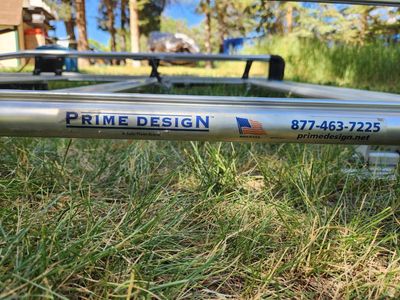 Prime Design AlRack Heavy Duty Aluminum Truck Cap/Topper Ladder Rack