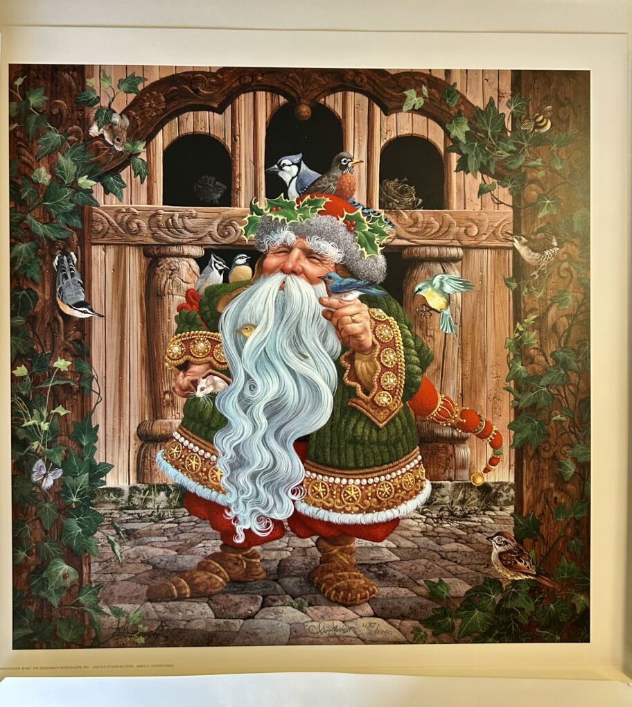 Santa's Other Helpers by James Christensen LT ED