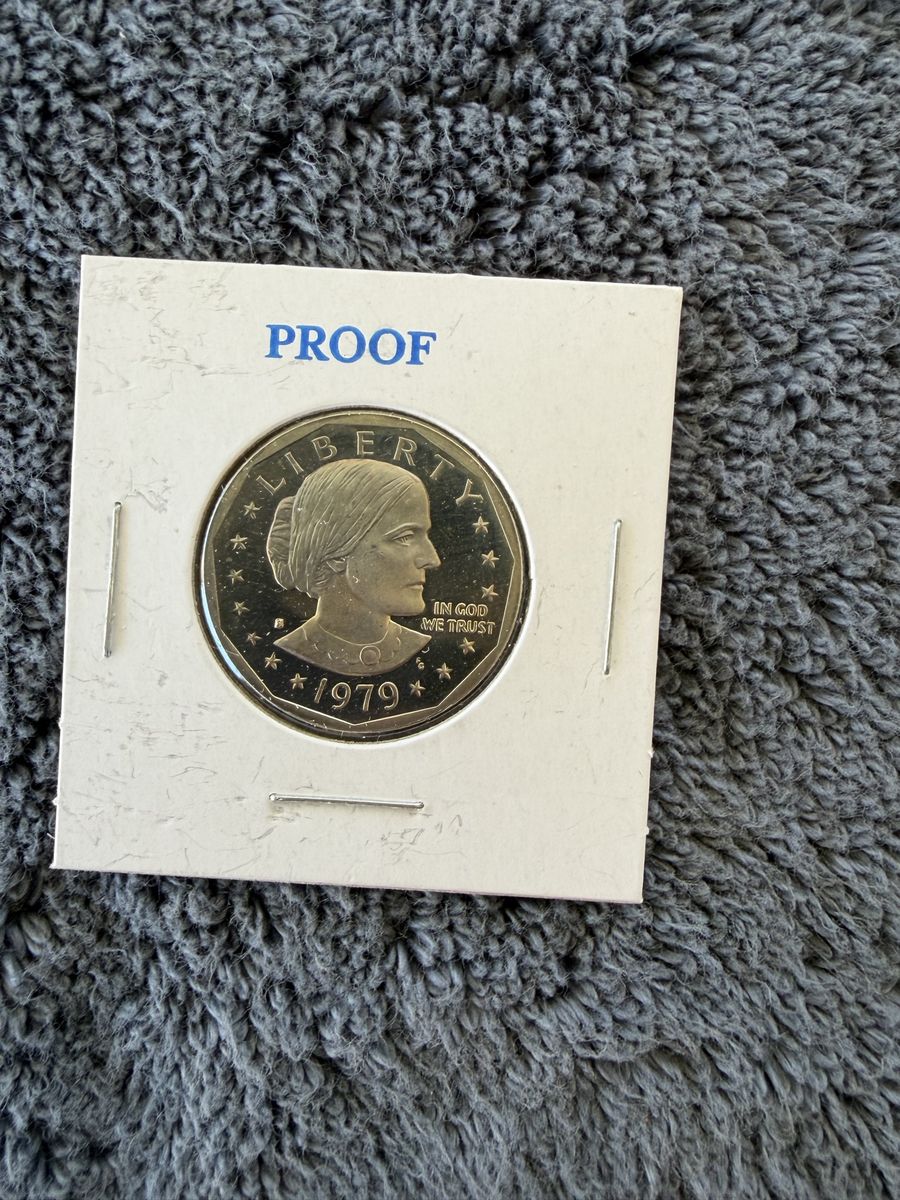 1979 P Susan B. Anthony Dollar Coin - Proof Condition - Minted in San Francisco
