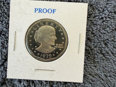 1979 P Susan B. Anthony Dollar Coin - Proof Condition - Minted in San Francisco