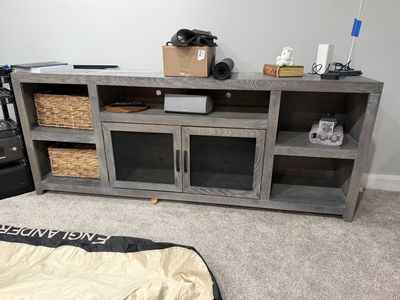 Farmhouse Media Console Table