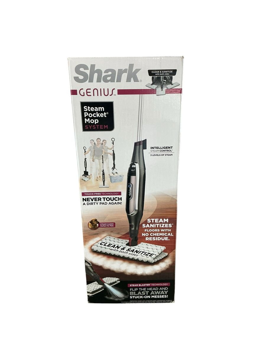 Shark Genius Steam Pocket Mop System Hard Floor Cleaner E75014129