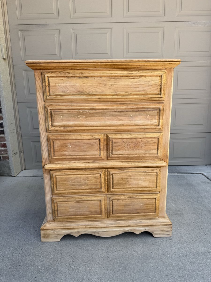 Unfinished dresser! Sanded and ready for paint or stain!