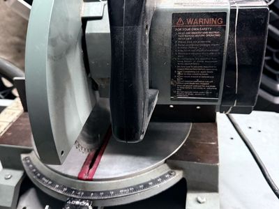 10” Delta miter saw with Ridgid stand