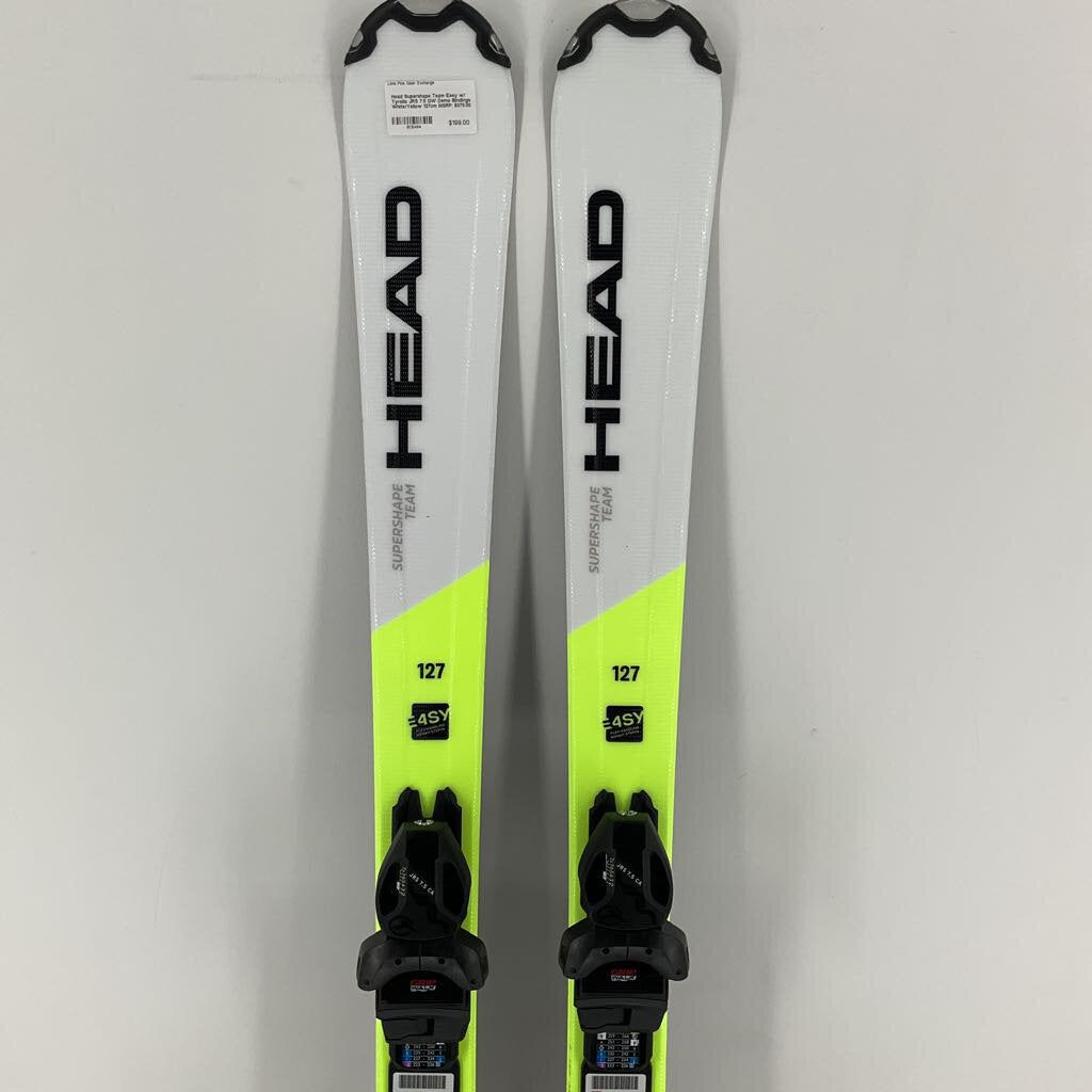 Head Supershape Team Easy w/ Tyrolia JRS 7.5 GW Demo Bindings