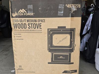 Master Forge wood fireplace