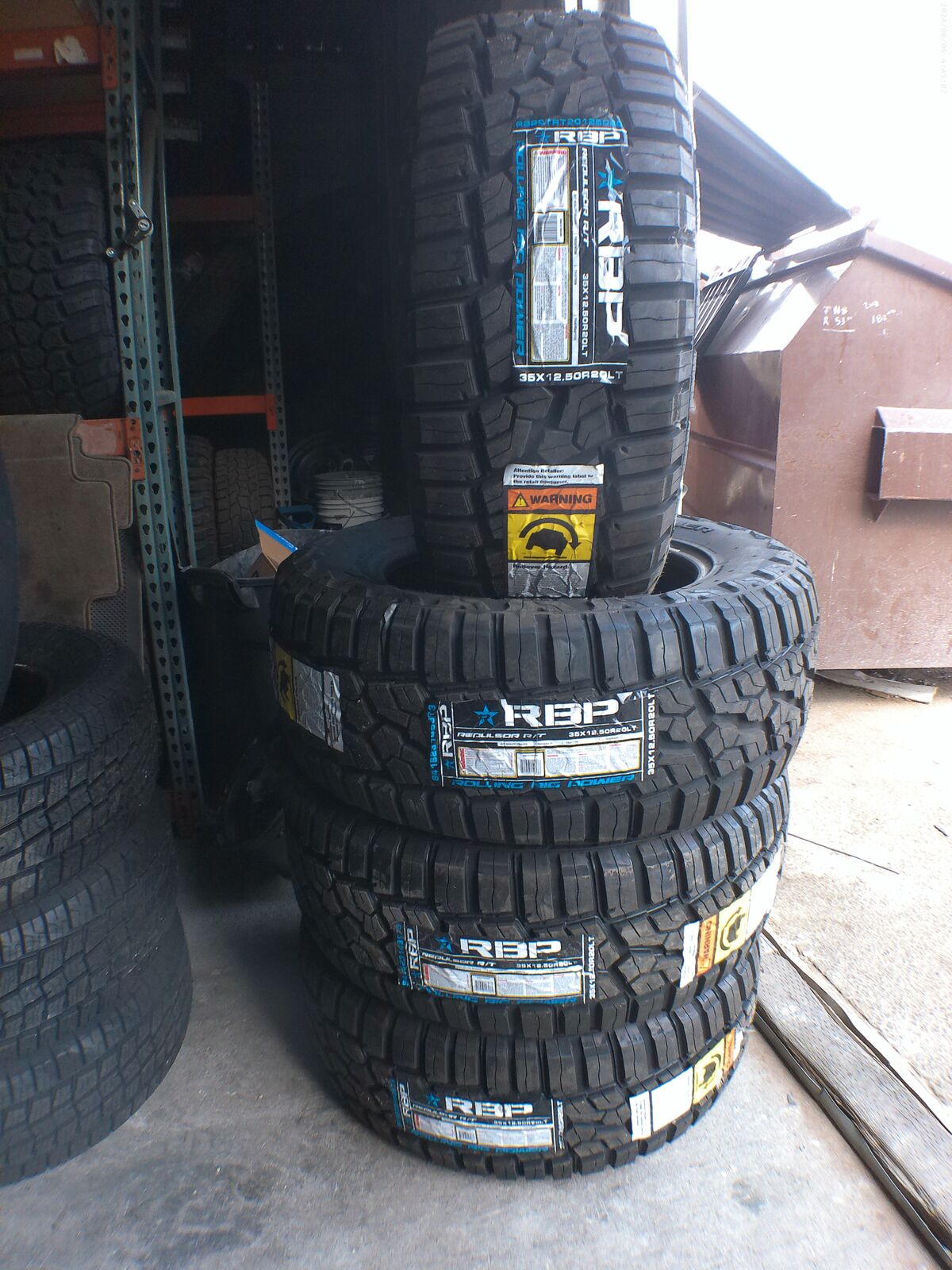 35X12.50R20LT RBP REPULSOR R/T LOAD RANGE F 12PLY.