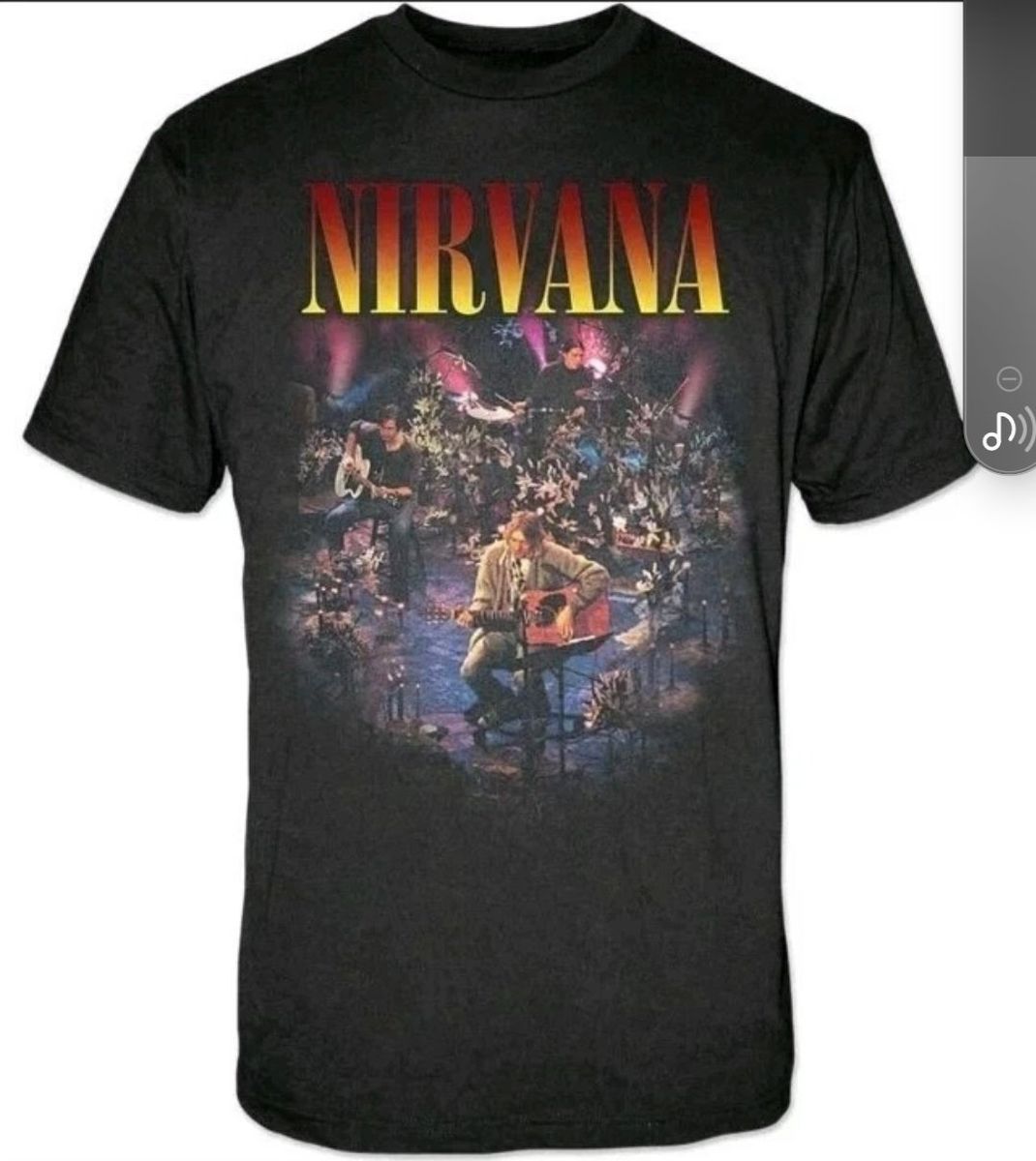 brand new Nirvana MTV Unplugged Black T-Shirt Large OR medium