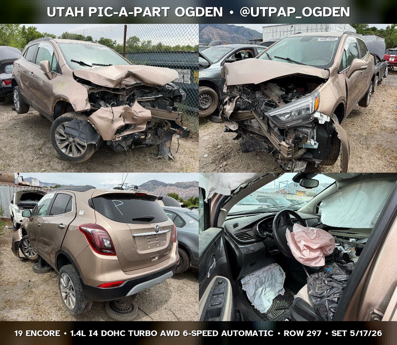 2019 Buick Encore Parts - UTPAP Ogden