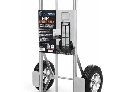 SIMPLI-Magic 2-in-1 Convertible Hand Truck & Dolly - 800 lb Capacity