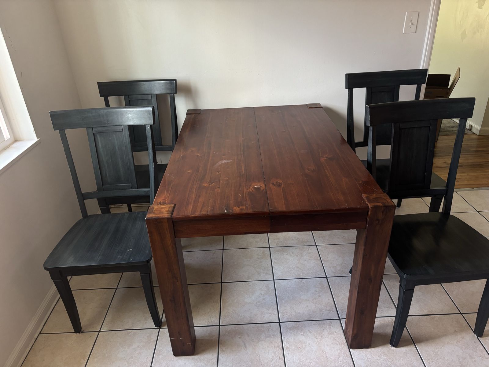 Table and chairs