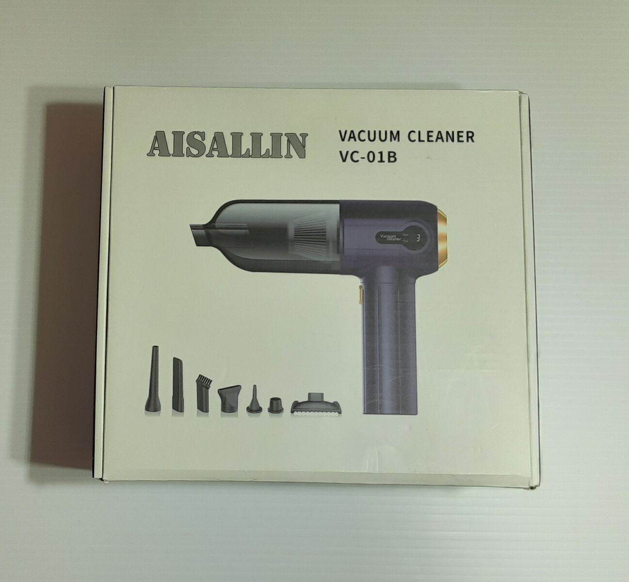 New AISALLIN Handheld Compact Universal Vacuum Cleaner VC-01B - Cordless and Rechargeable