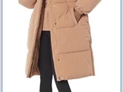Women's Oversized Hooded Long Puffer Jacket - 2XL